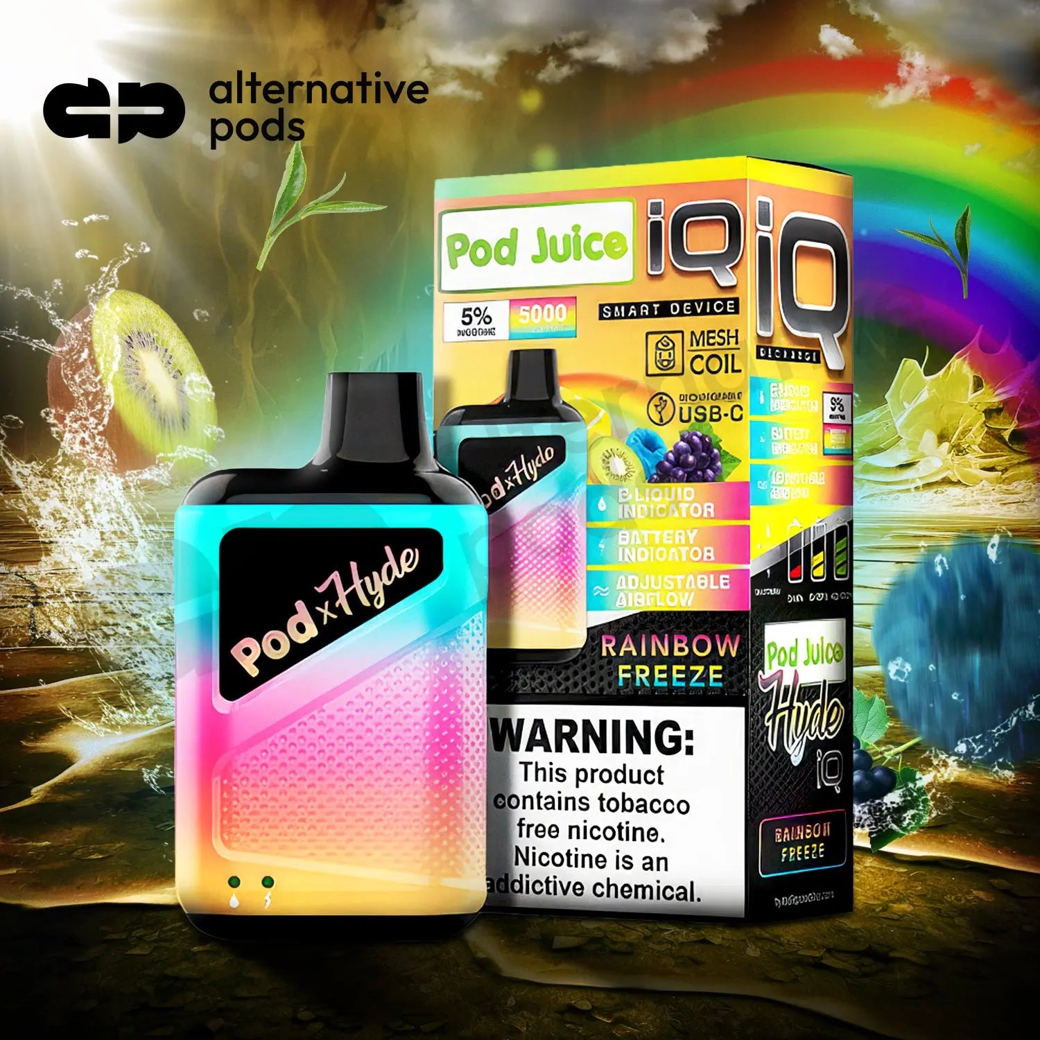 Pod Juice X Hyde Iq 5K - Alternative pods | Online Vape & Smoke Shop