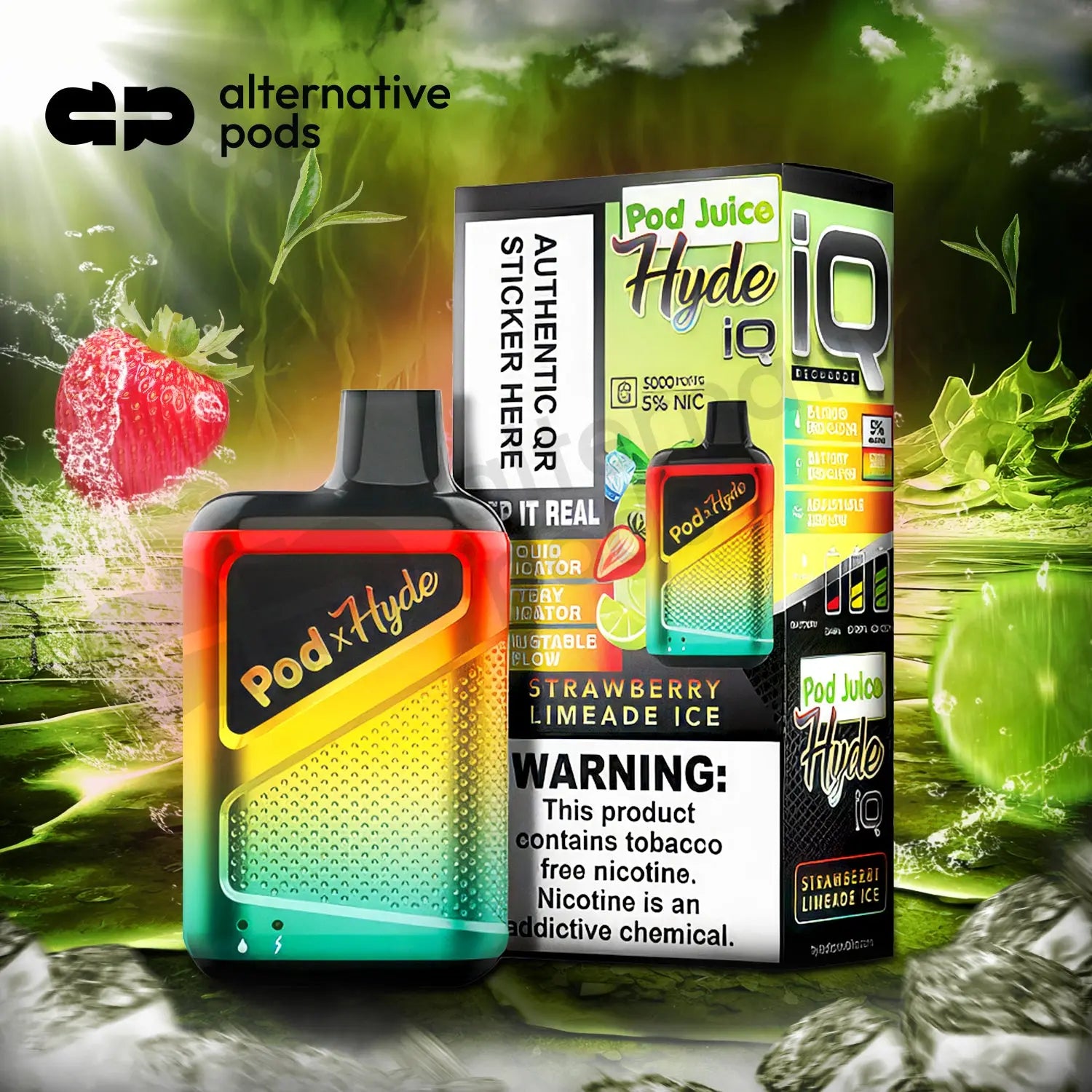 Pod Juice X Hyde Iq 5K - Alternative pods | Online Vape & Smoke Shop