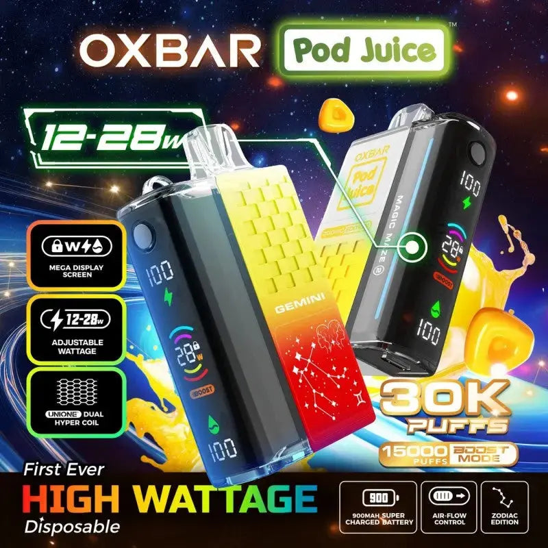 Pod Juice x OXBAR 30K - Alternative pods | Online Vape & Smoke Shop