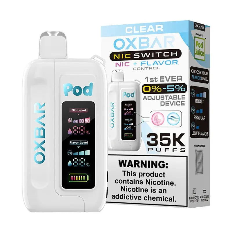 Pod Juice x OXBAR Flavor & Nic 35K - Clear 