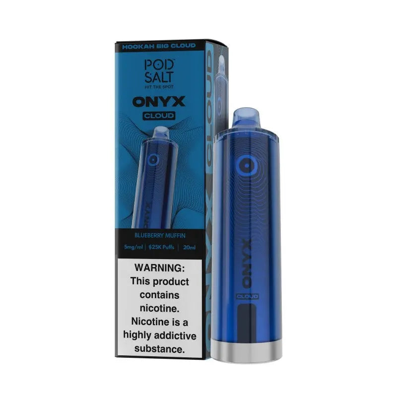 PodSalt Onyx Cloud 25K Disposable - Blueberry Muffin 