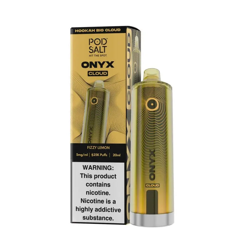 PodSalt Onyx Cloud 25K Disposable - Fizzy Lemon 