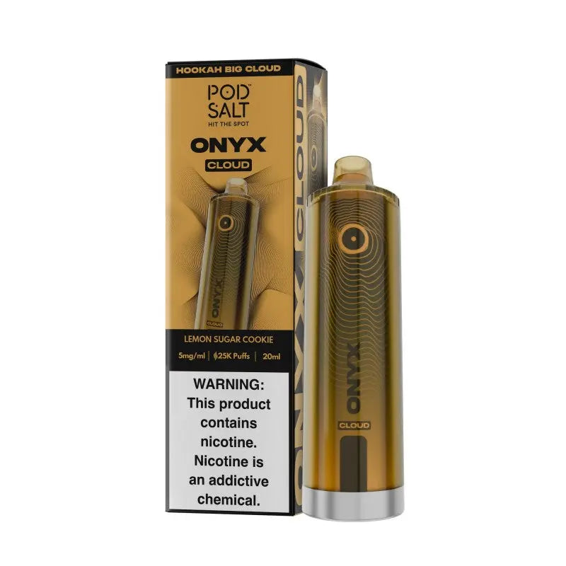 PodSalt Onyx Cloud 25K Disposable - Lemon Sugar Cookie 