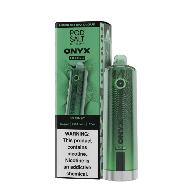 PodSalt Onyx Cloud 25K Disposable - Spearmint 