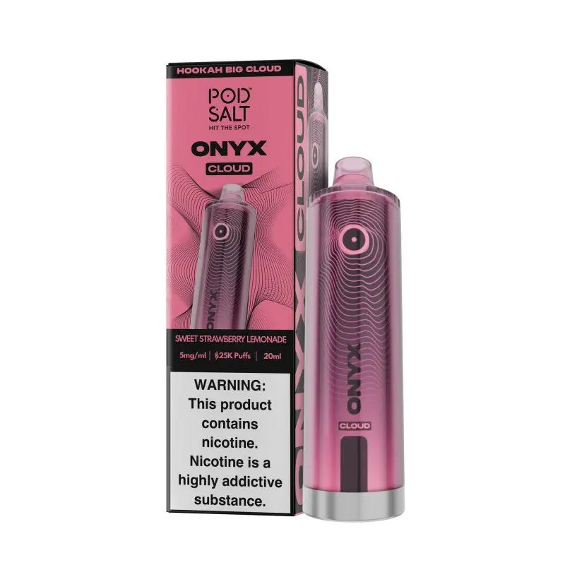 PodSalt Onyx Cloud 25K Disposable - Sweet Strawberry Lemonade 