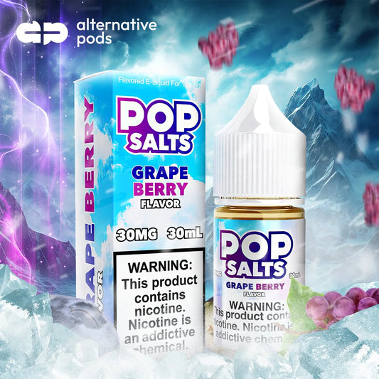 Pop Salts Nicotine Salt E-Liquid By Pop Clouds 30ML - Alternative pods | Online Vape & Smoke Shop