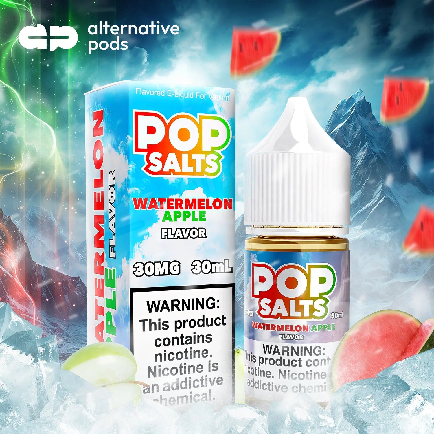 Pop Salts Nicotine Salt E-Liquid By Pop Clouds 30ML - Alternative pods | Online Vape & Smoke Shop