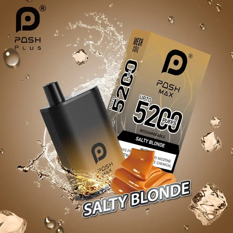 Posh Max 5200 Disposable Vape - Salty Blonde 