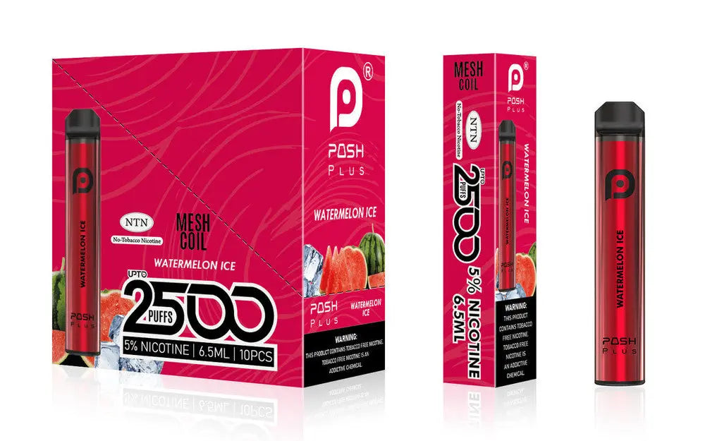 Posh Plus 5% Nic 2500 Puffs 6.5ml Disposable Vape (Tfn) - Alternative pods | Online Vape & Smoke Shop