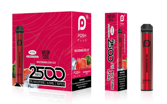 Posh Plus 5% Nic 2500 Puffs 6.5ml Disposable Vape (Tfn) - Alternative pods | Online Vape & Smoke Shop