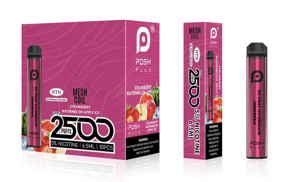 Posh Plus 5% Nic 2500 Puffs 6.5ml Disposable Vape (Tfn) Posh Plus 5% Nic 2500 Puffs 6.5ml Disposable Vape (Tfn)