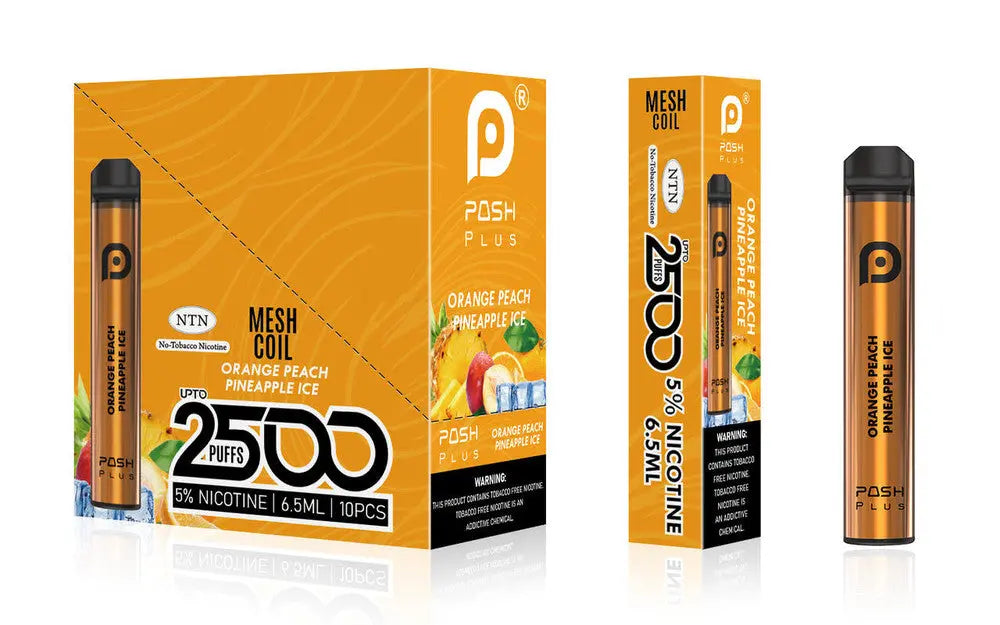 Posh Plus 5% Nic 2500 Puffs 6.5ml Disposable Vape (Tfn) - Alternative pods | Online Vape & Smoke Shop