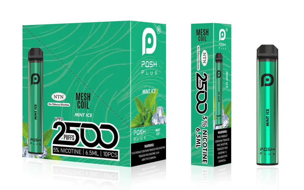 Posh Plus 5% Nic 2500 Puffs 6.5ml Disposable Vape (Tfn) - Alternative pods | Online Vape & Smoke Shop