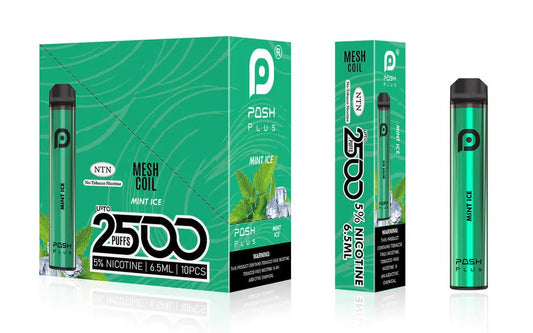 Posh Plus 5% Nic 2500 Puffs 6.5ml Disposable Vape (Tfn) - Alternative pods | Online Vape & Smoke Shop