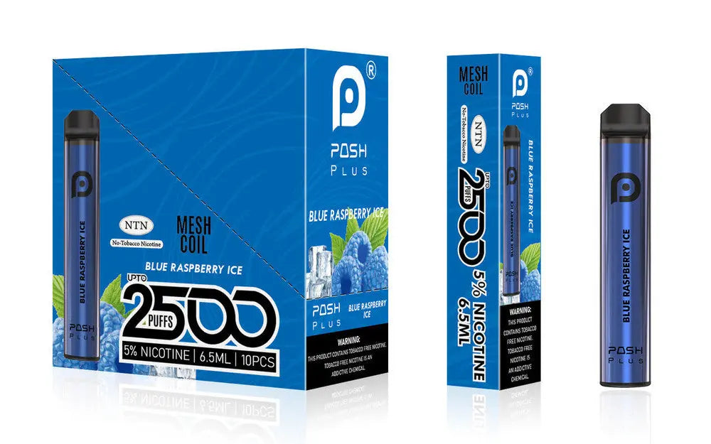 Posh Plus 5% Nic 2500 Puffs 6.5ml Disposable Vape (Tfn) - Alternative pods | Online Vape & Smoke Shop