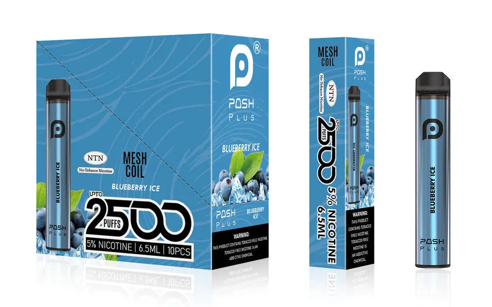 Posh Plus 5% Nic 2500 Puffs 6.5ml Disposable Vape (Tfn) Posh Plus 5% Nic 2500 Puffs 6.5ml Disposable Vape (Tfn)
