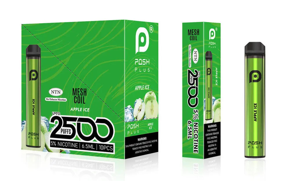 Posh Plus 5% Nic 2500 Puffs 6.5ml Disposable Vape (Tfn) - Alternative pods | Online Vape & Smoke Shop