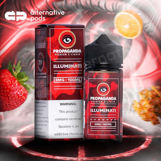 Propaganda Premium Synthetic Nicotine E-Liquid 100ML - Illuminati 