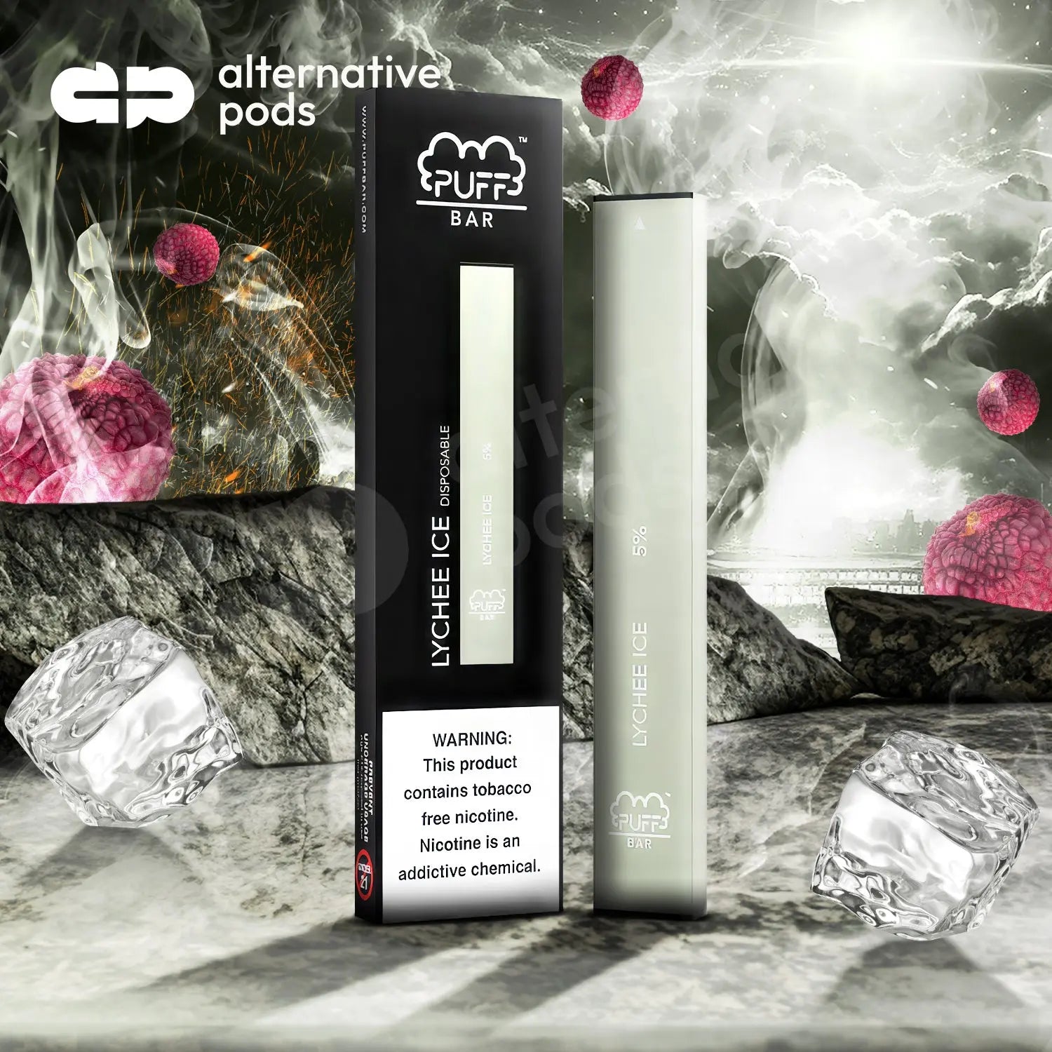 Puff Bar Plus Disposable Vape - Lychee Ice 