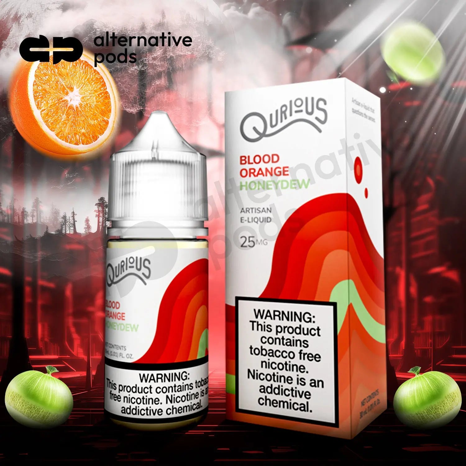 Qurious Synthetic Salt Nicotine Artisan E-Liquid 30ML - Alternative pods | Online Vape & Smoke Shop