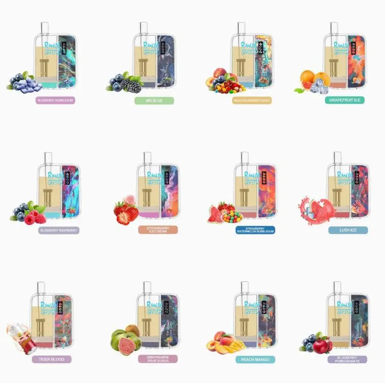 crystal vape price R and M Crystal 4600 Puffs Disposable Vape $4.99