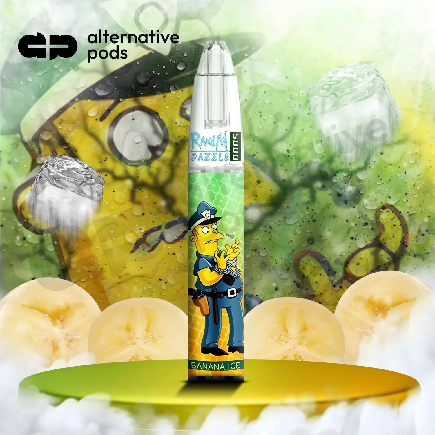 R and M Dazzle Vape - Banana Ice 