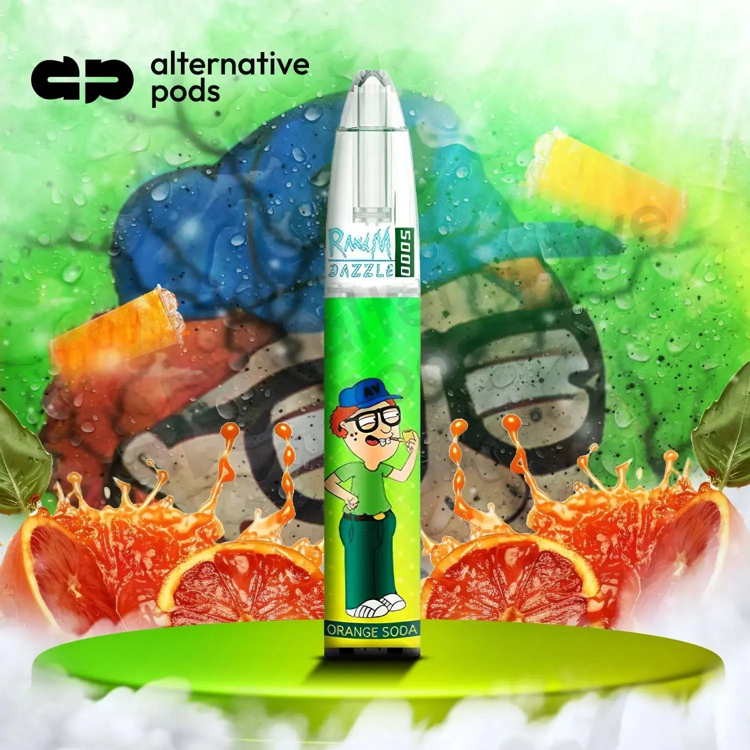 R and M Dazzle Vape - Orange Soda 