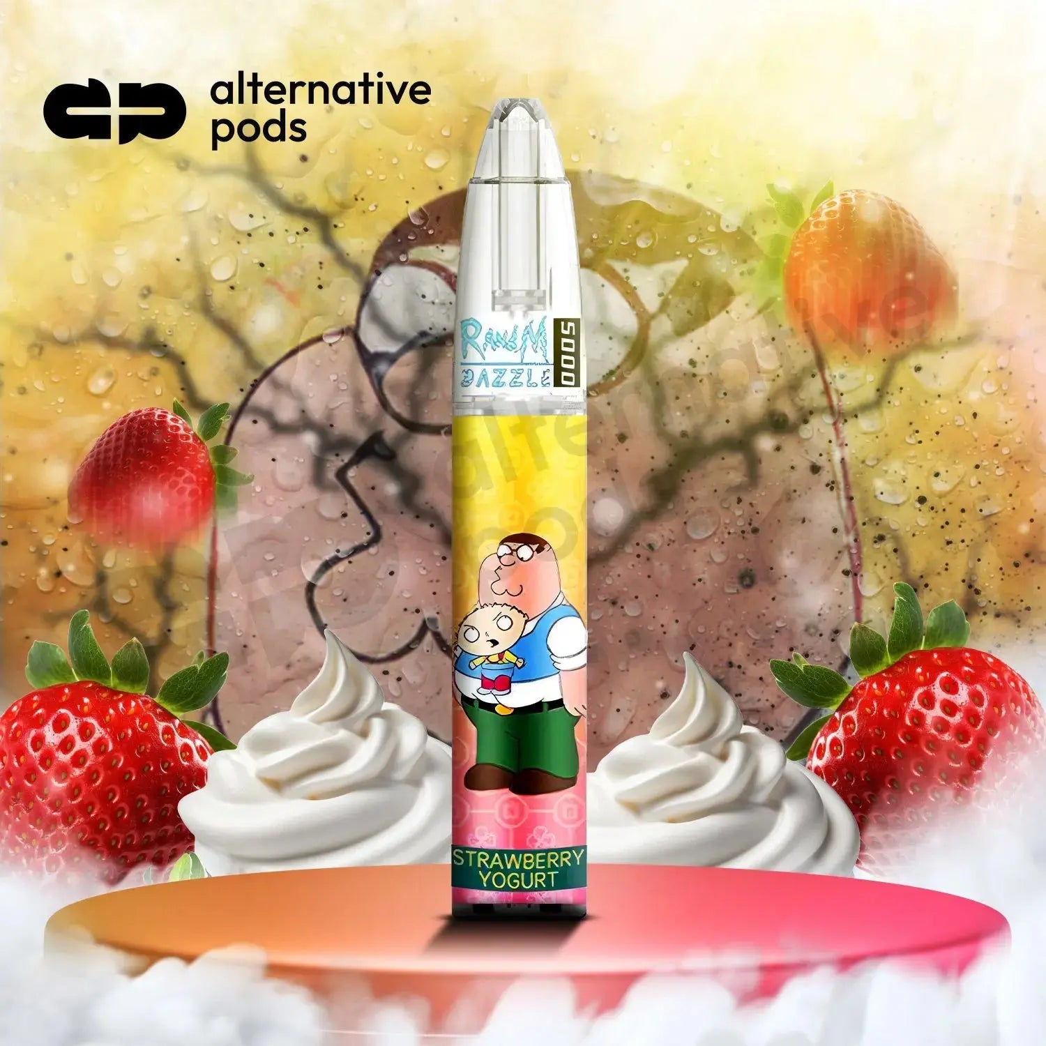 R and M Dazzle Vape - Strawberry Yogurt 