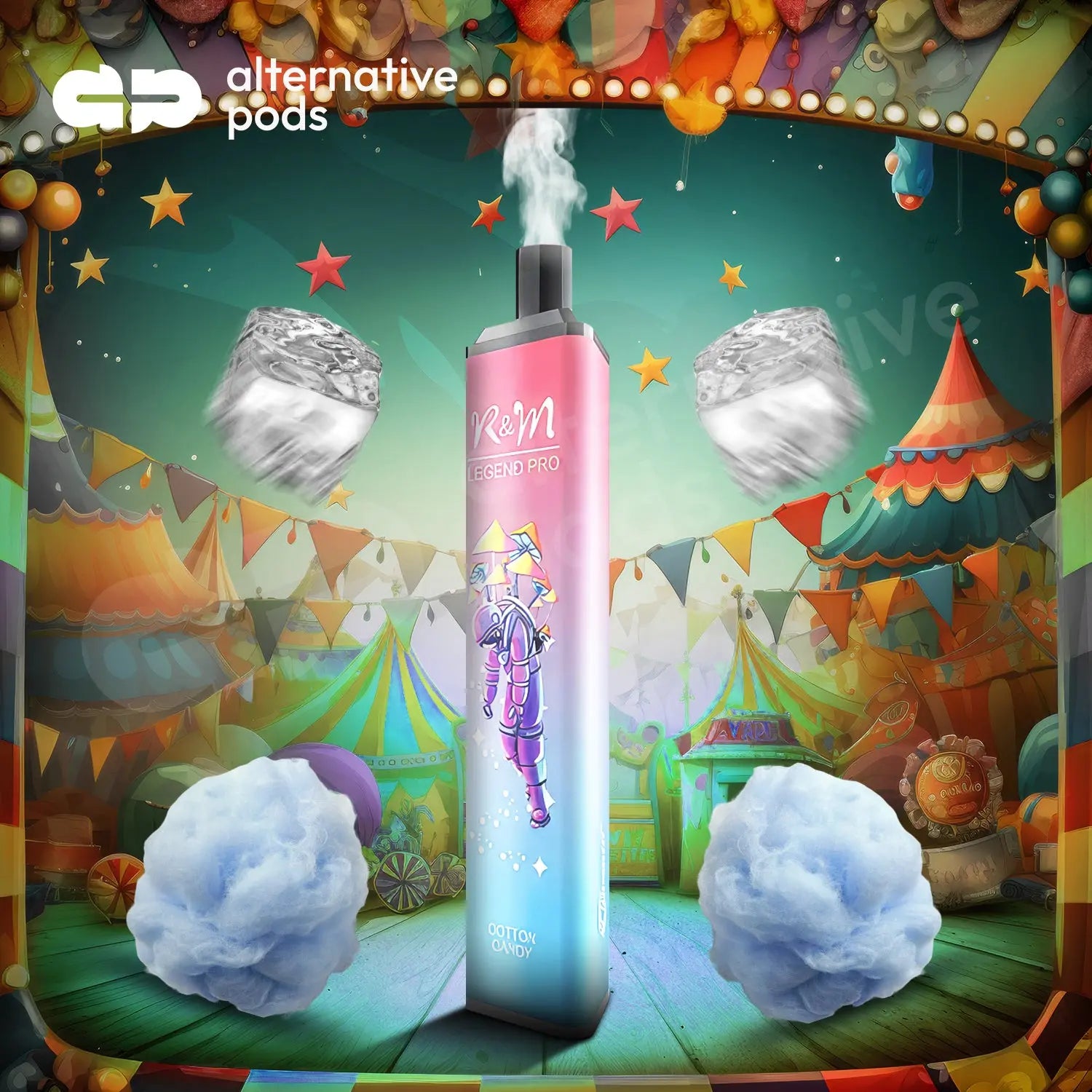 R and M Legend Disposable Vape - Cotton Candy 