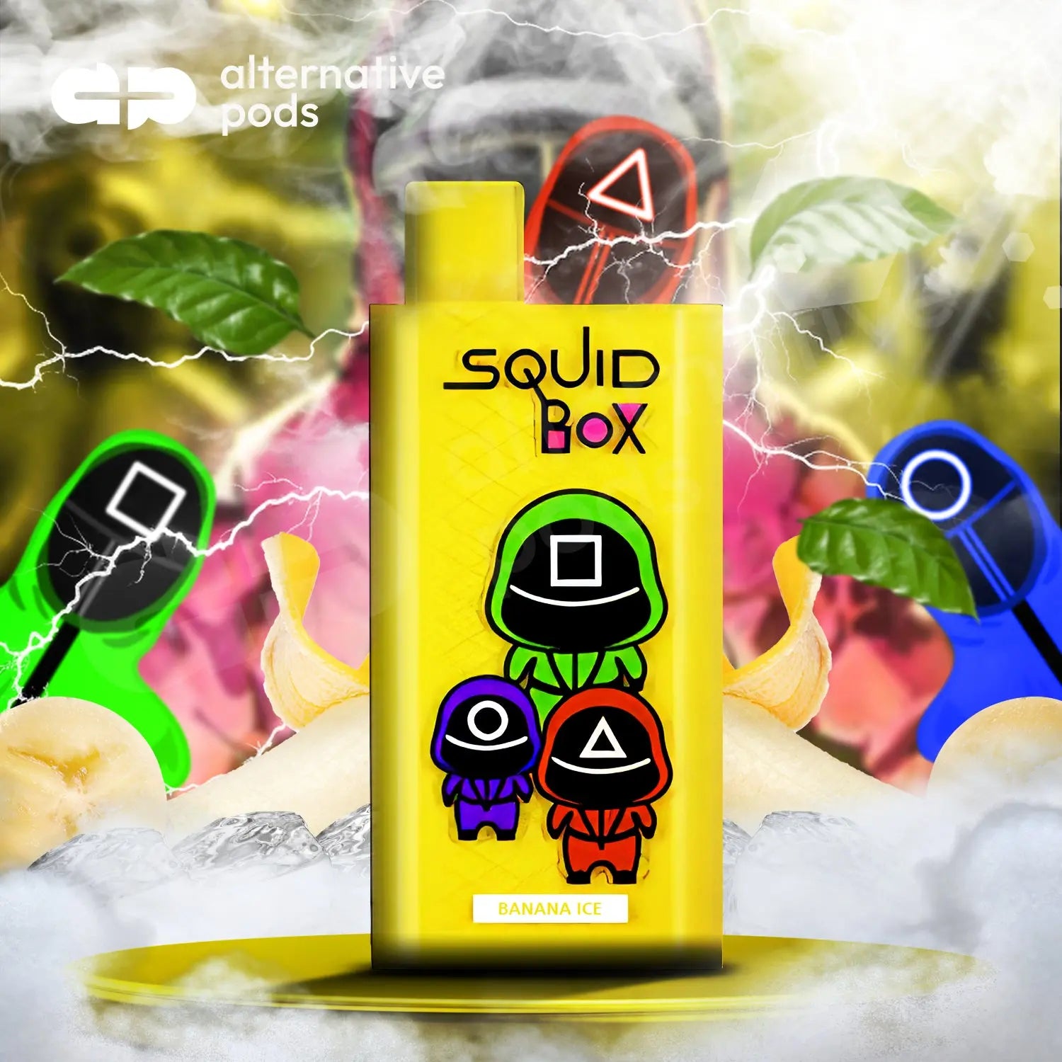 R and M Squid Box Disposable Vape - Alternative pods | Online Vape & Smoke Shop