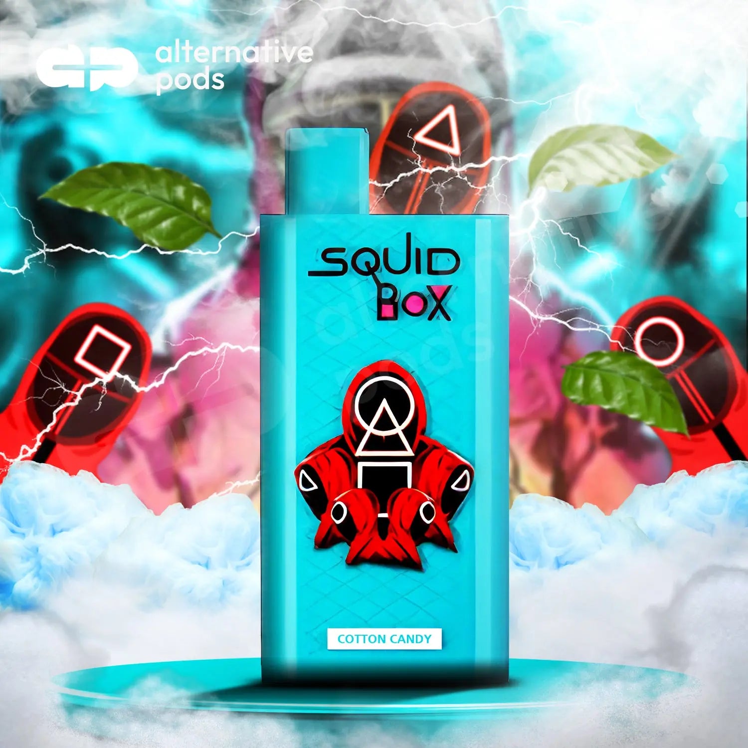 R and M Squid Box Disposable Vape - Alternative pods | Online Vape & Smoke Shop