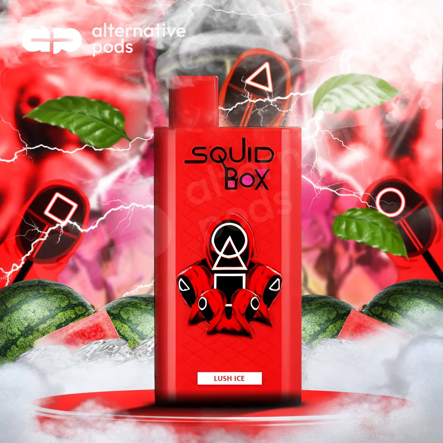 R and M Squid Box Disposable Vape - Lush Ice 