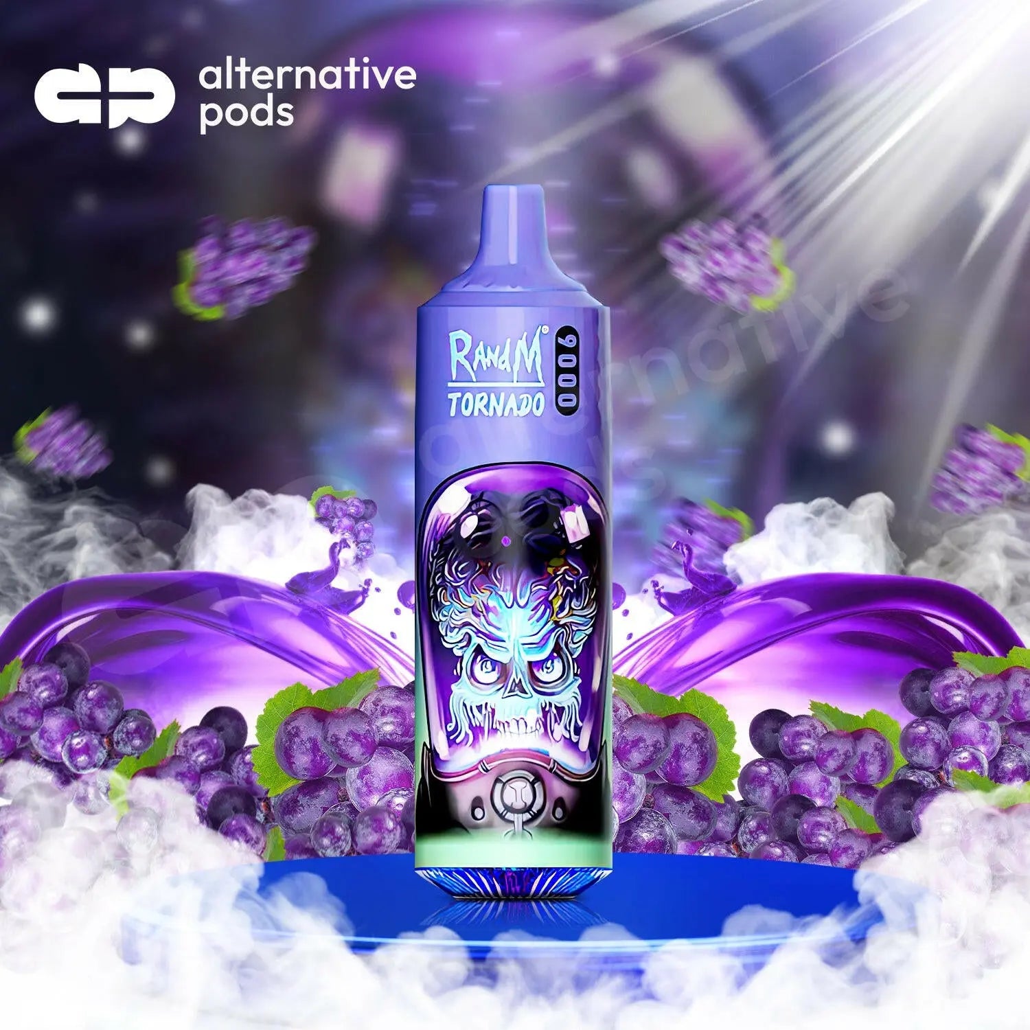 R and M Tornado 9000 Puffs Disposable Vape - Aloe Grapes