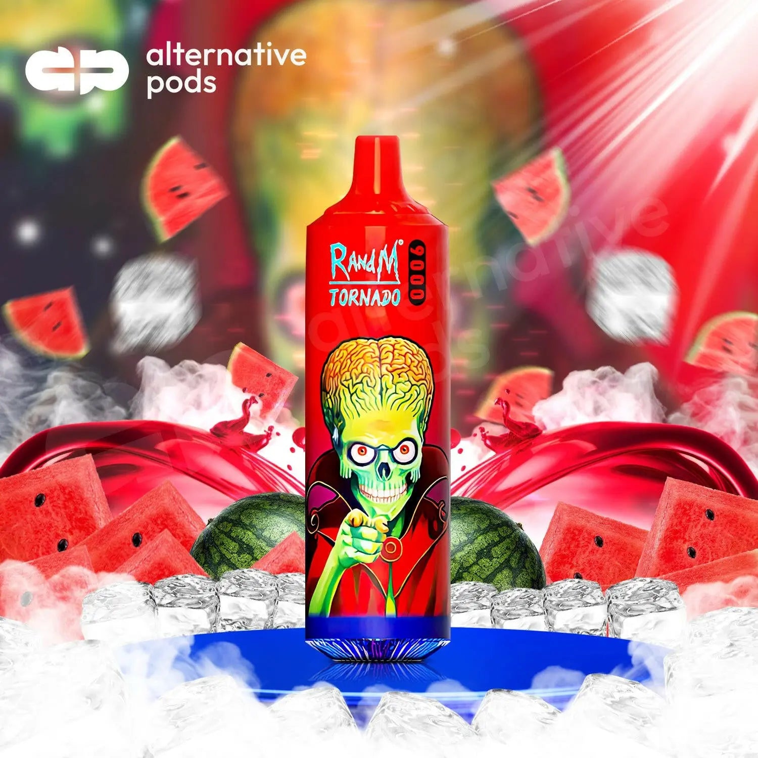 R and M Tornado 9000 Puffs Disposable Vape - Lush Ice