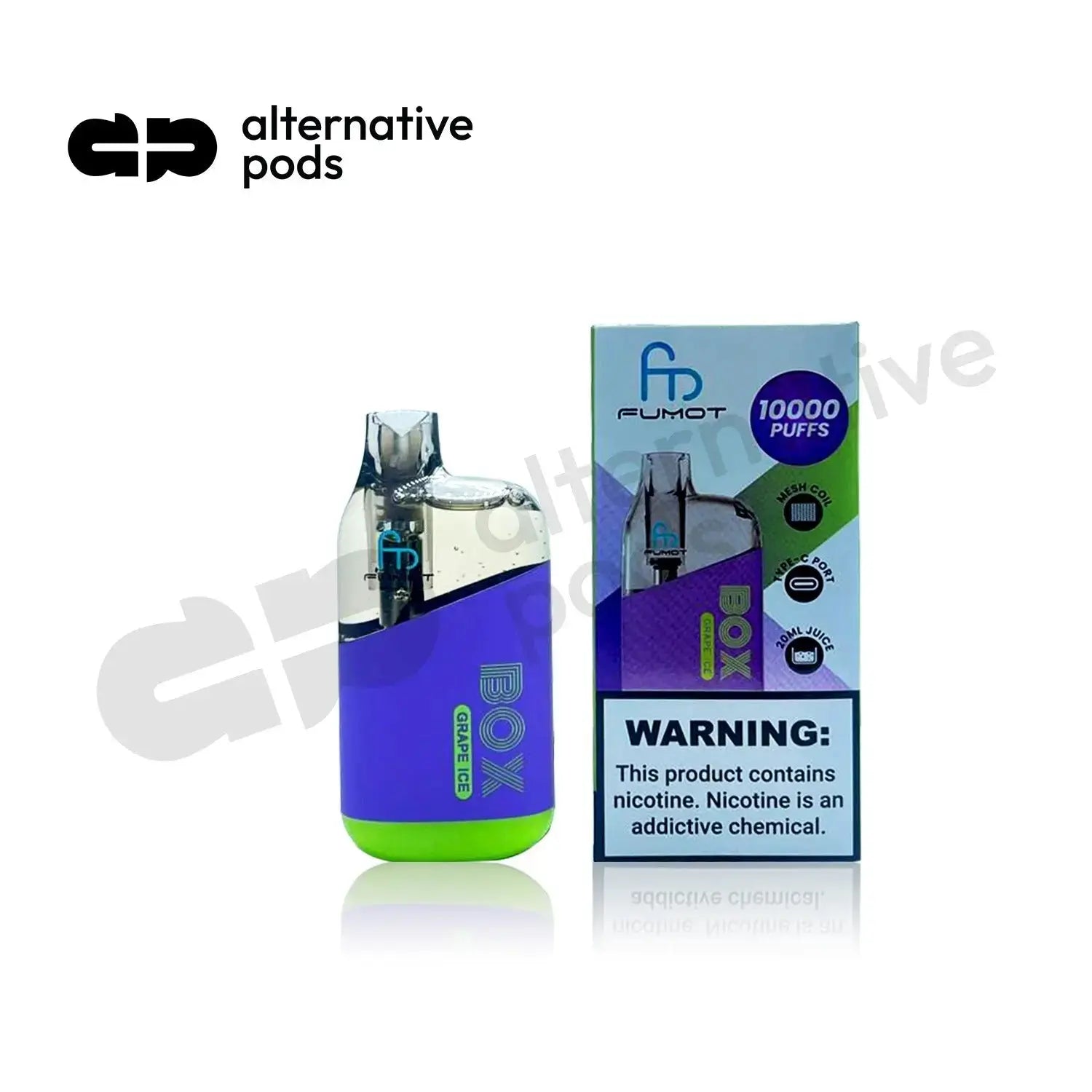 R and M Tornado Box 10K Vape 5% - Alternative pods | Online Vape & Smoke Shop