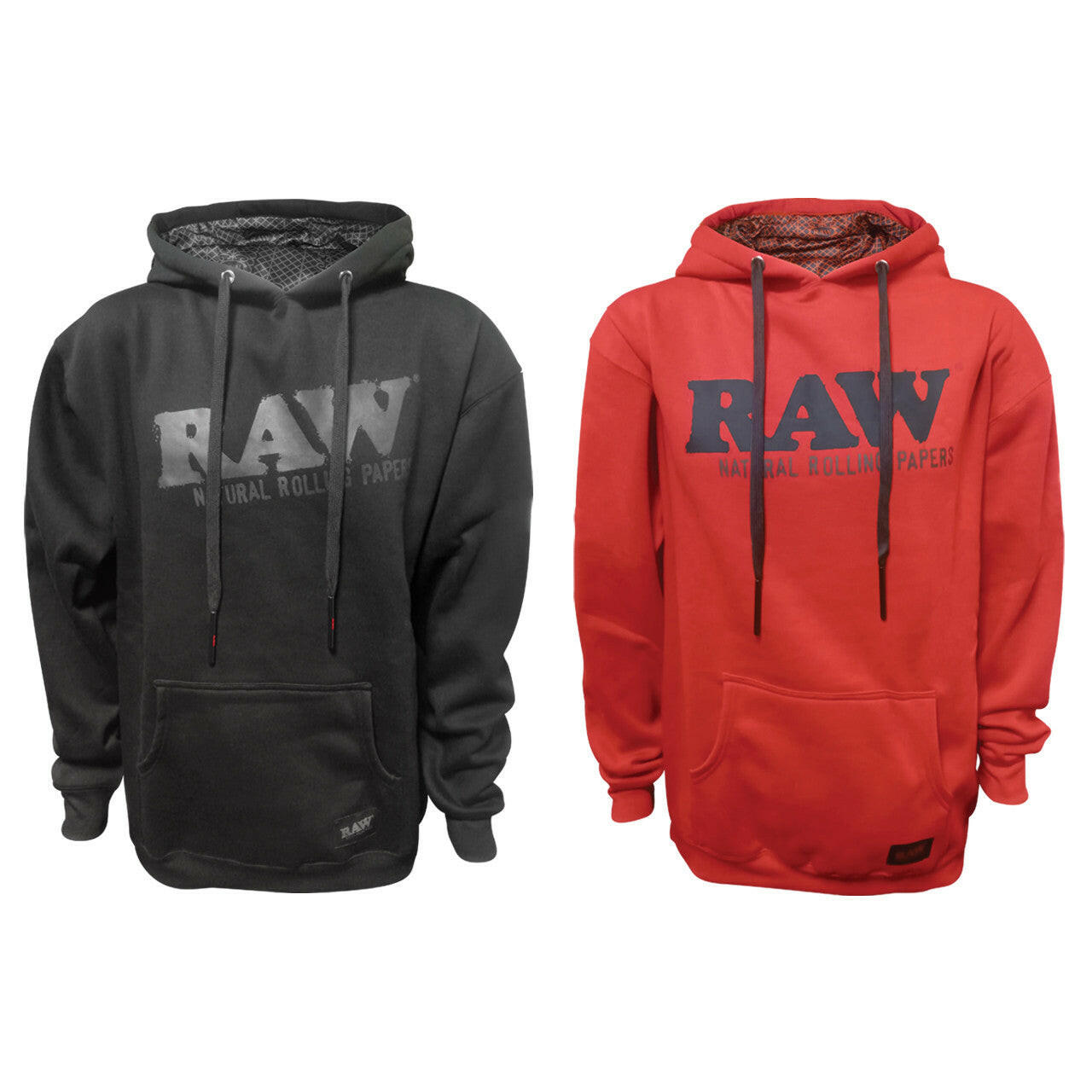 RAW Black Logo Hoodie