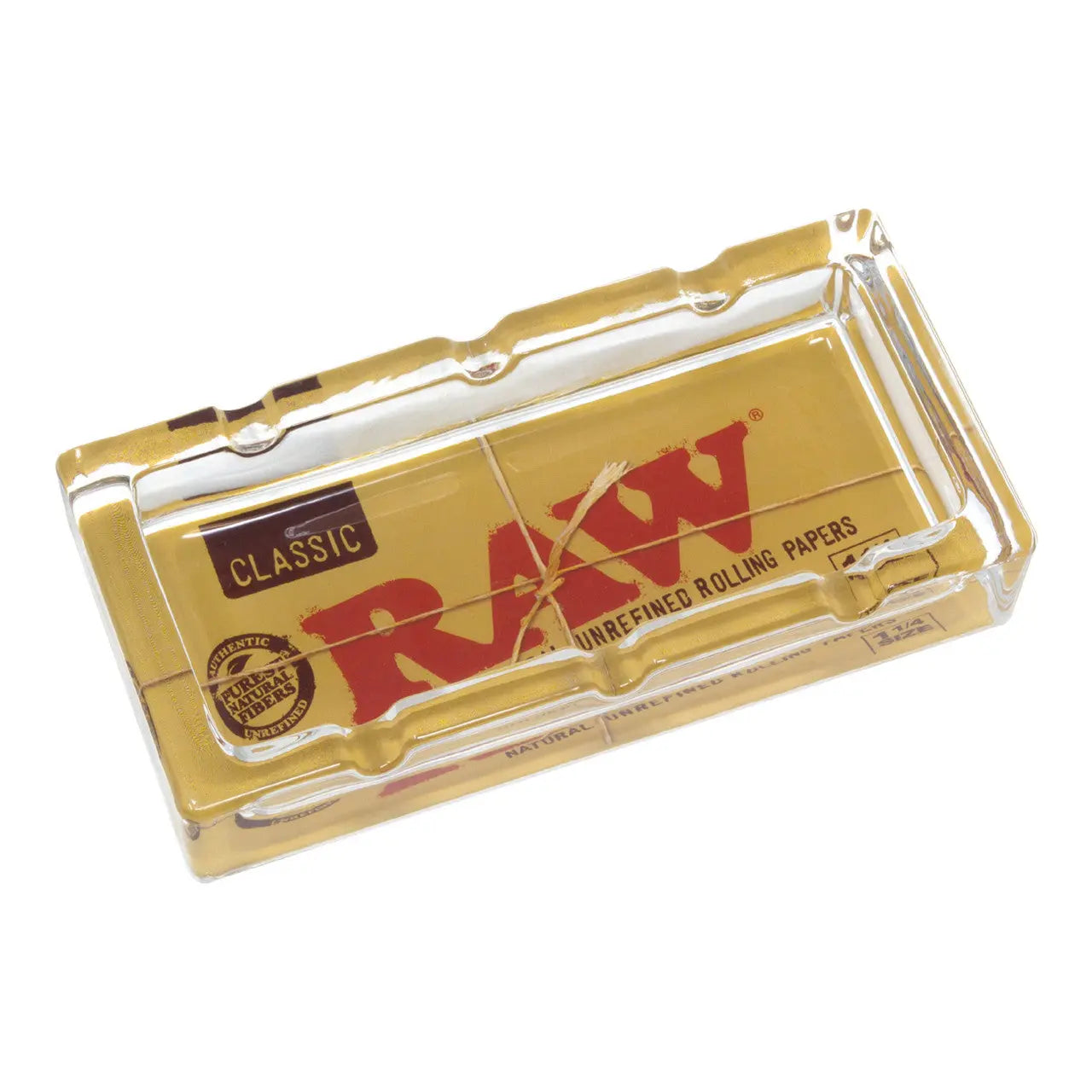 RAW Classic Pack Glass Ashtray - Alternative pods | Online Vape & Smoke Shop