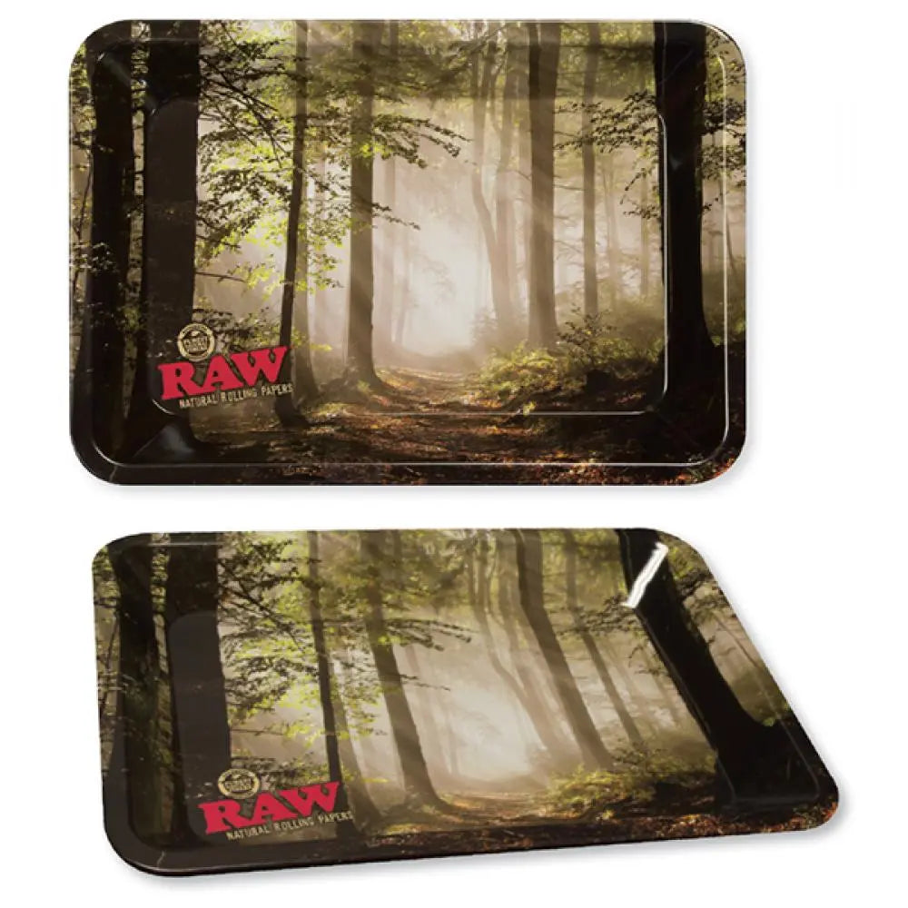 RAW Forrest Rolling Metal Tray - Alternative pods | Online Vape & Smoke Shop