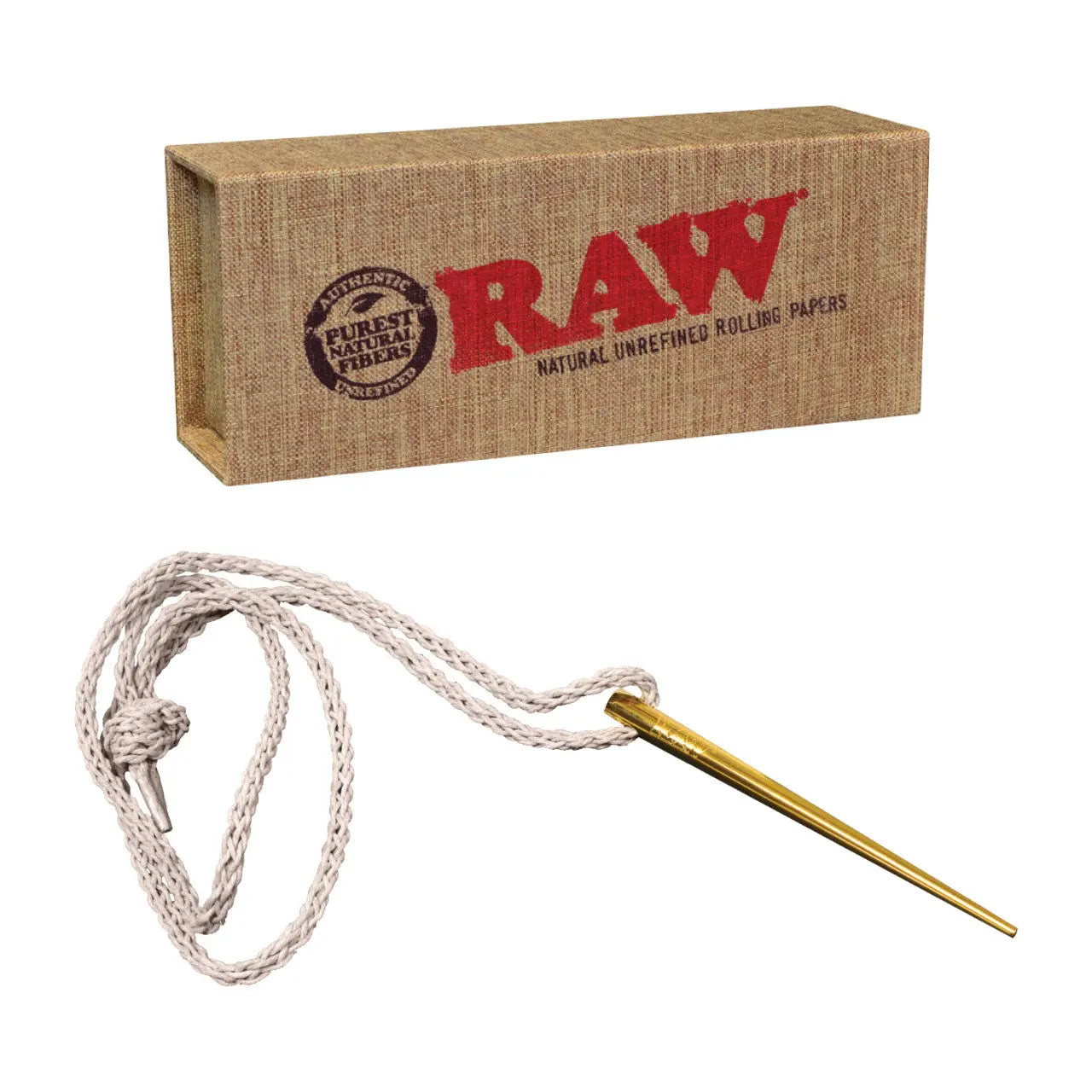 RAW Gold Poker Stick with Hemp Rope Box Set - Alternative pods | Online Vape & Smoke Shop