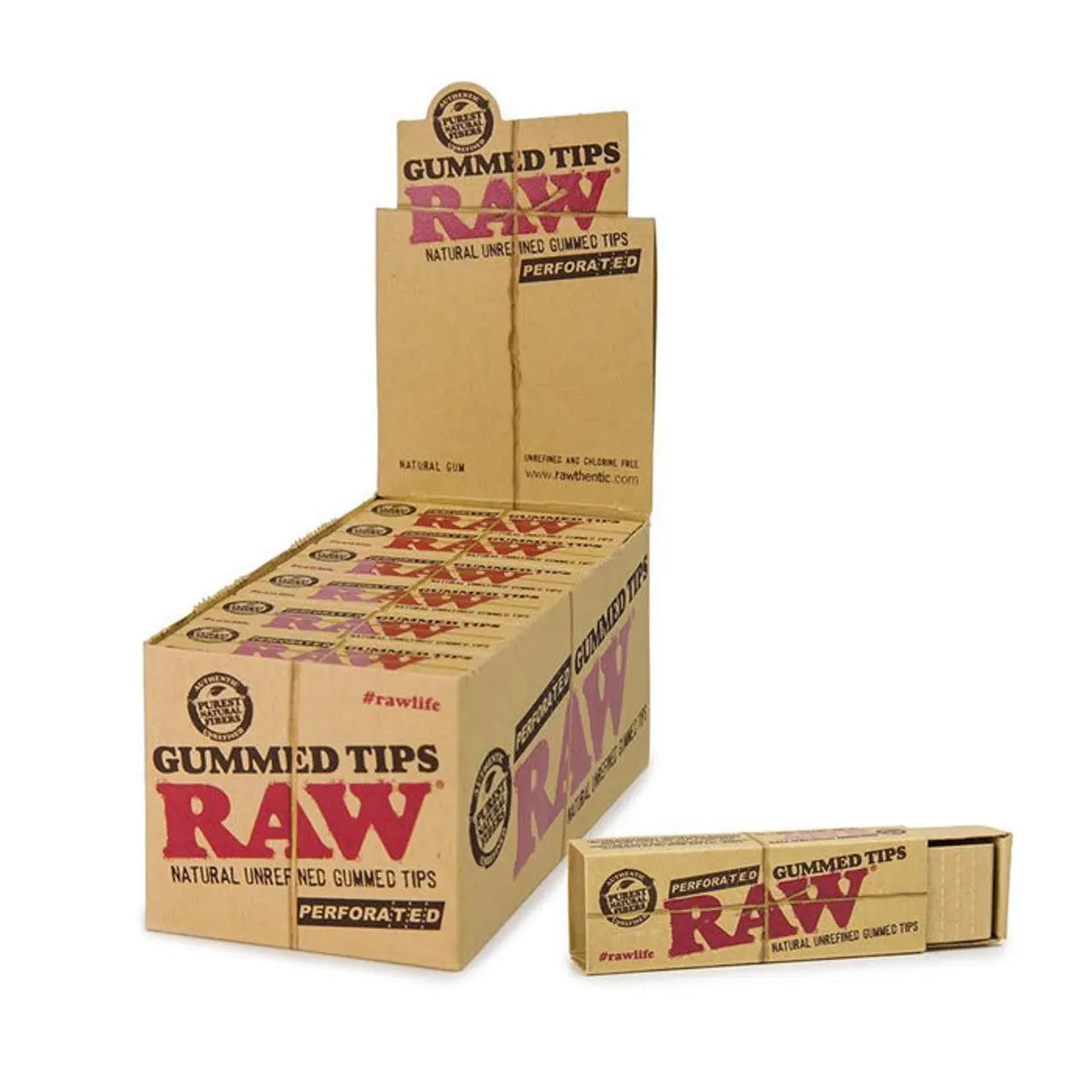 RAW Gummed Tips 33ct - Alternative pods | Online Vape & Smoke Shop