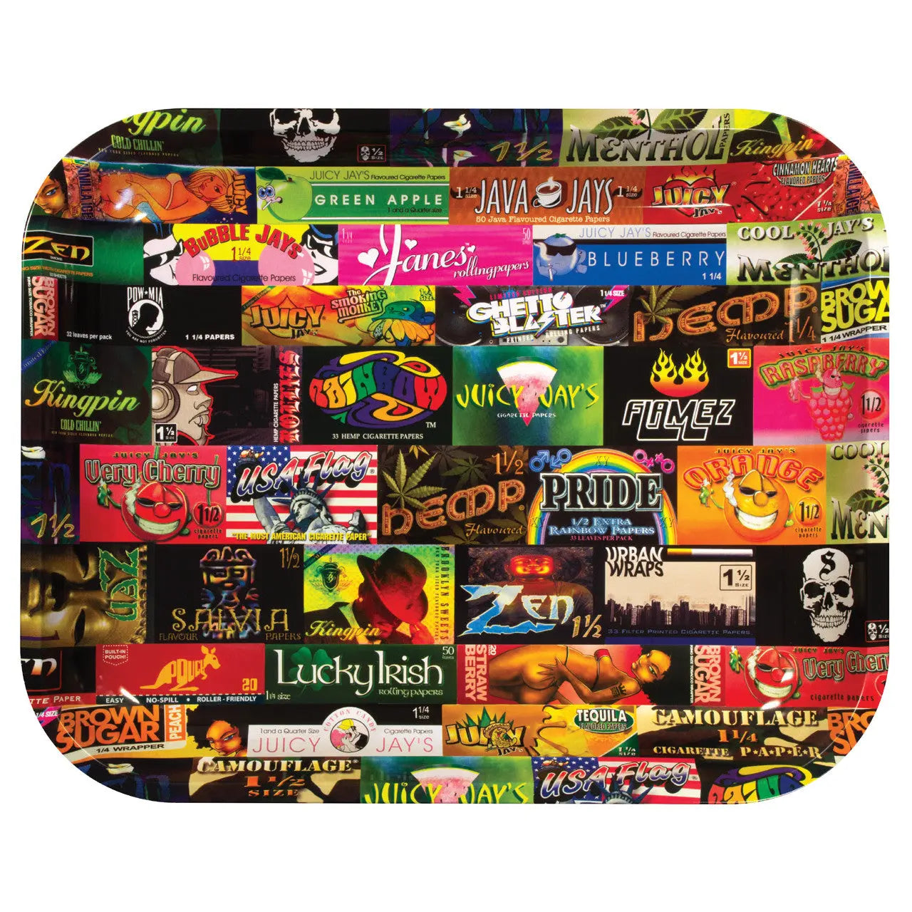 RAW Metal Rolling Tray History 101 - Large - Alternative pods | Online Vape & Smoke Shop