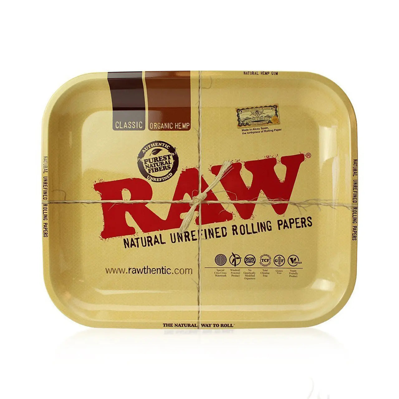 RAW Metal Rolling Tray Large - Alternative pods | Online Vape & Smoke Shop