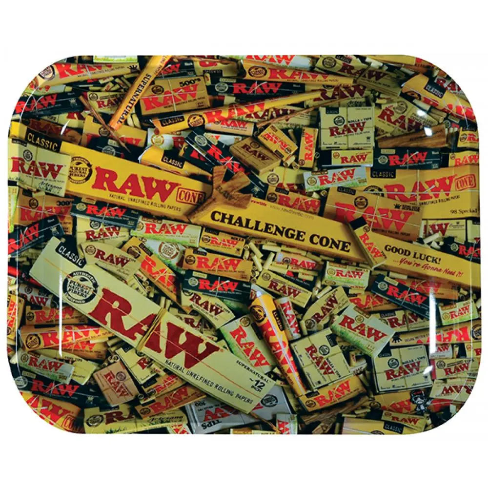 RAW Mixed Rolling Metal Tray - Alternative pods | Online Vape & Smoke Shop