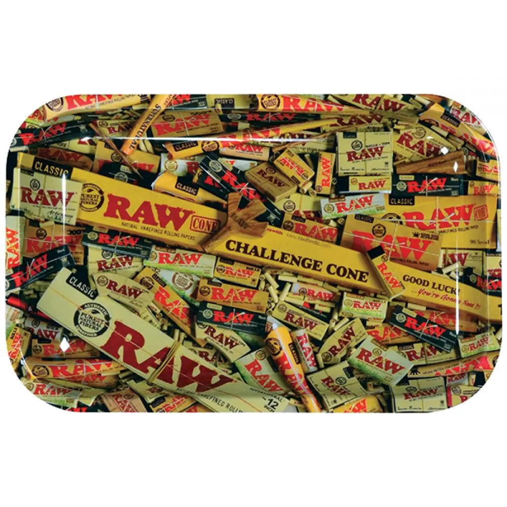 RAW Mixed Rolling Metal Tray - Alternative pods | Online Vape & Smoke Shop