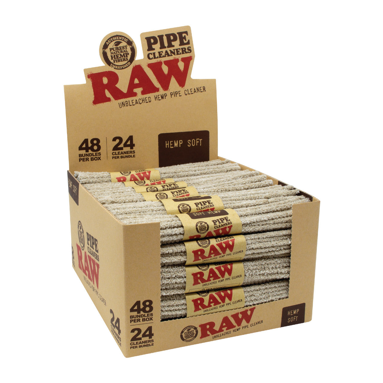 RAW Pipe Cleaner Bundle (24ct) - Hemp Soft 