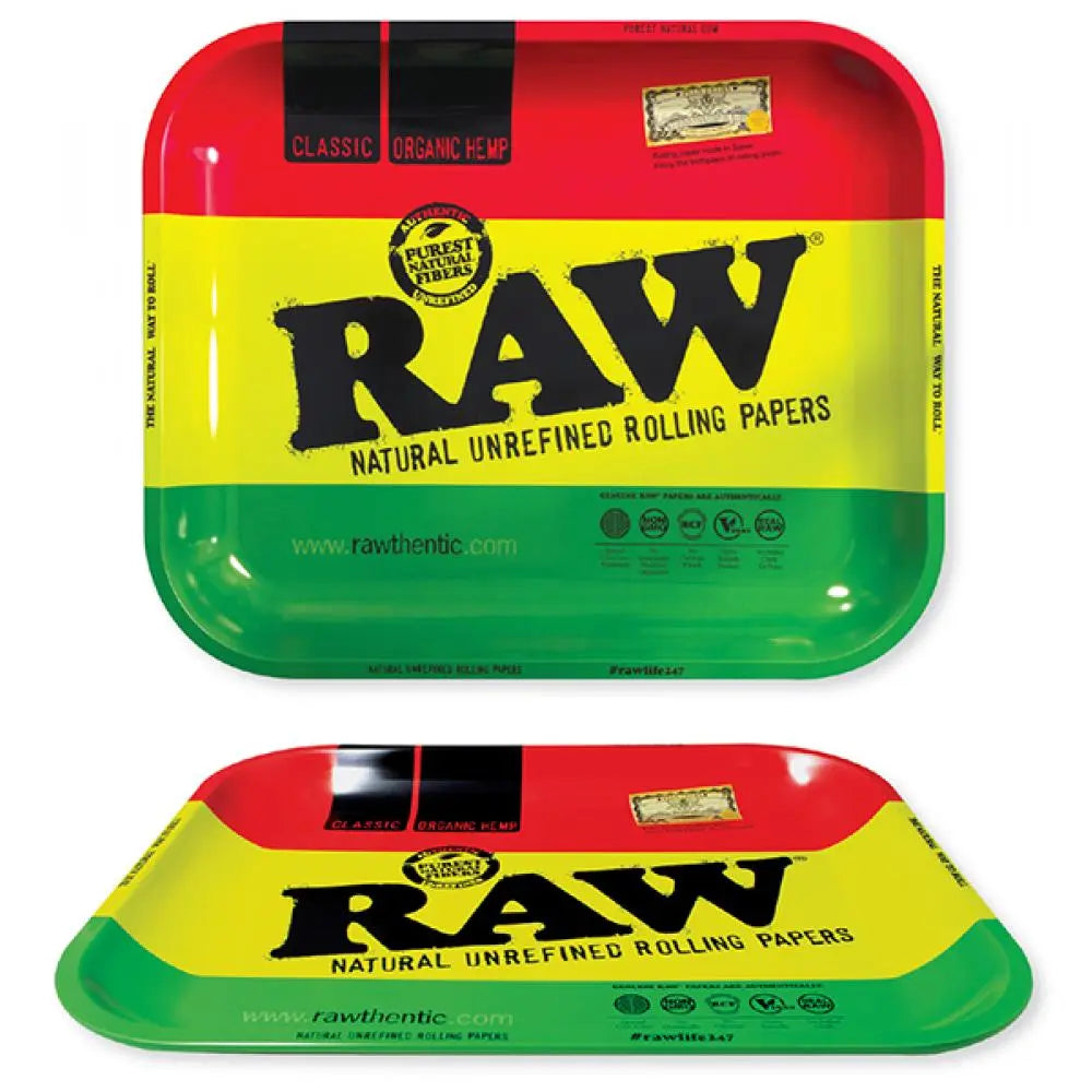 RAW Rawsta Rolling Metal Tray - Large - Alternative pods | Online Vape & Smoke Shop