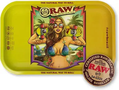 RAW Rolling Tray Brazil Edition - Alternative pods | Online Vape & Smoke Shop