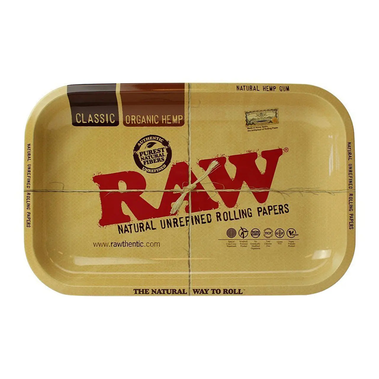 RAW Small Metal Rolling Tray - Alternative pods | Online Vape & Smoke Shop