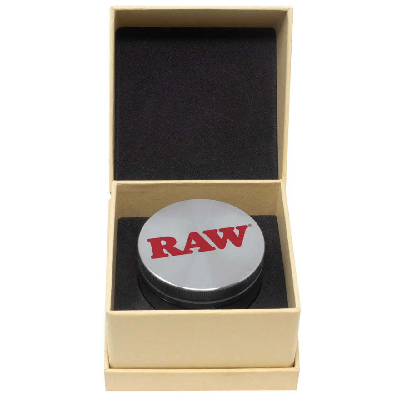 RAW Stainless Steel Shredder - 60mm 4-Part Grinder - Alternative pods | Online Vape & Smoke Shop