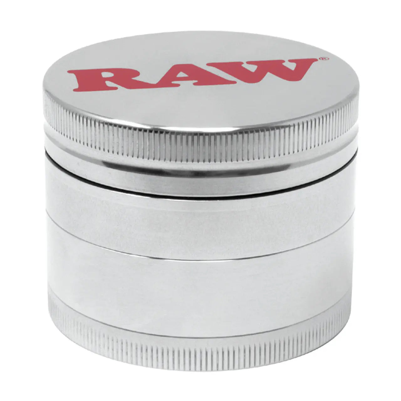 RAW Stainless Steel Shredder - 60mm 4-Part Grinder - Alternative pods | Online Vape & Smoke Shop